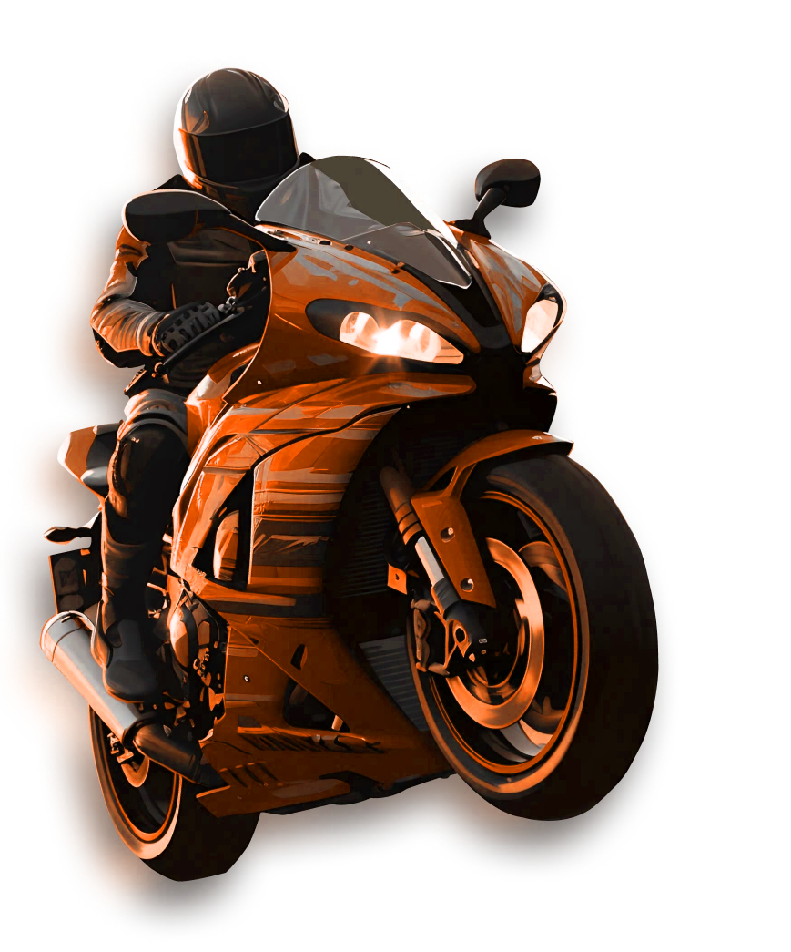 player on motobike